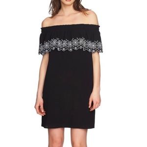 Tenley Off-the-Shoulder Embroidered Dress Size 12